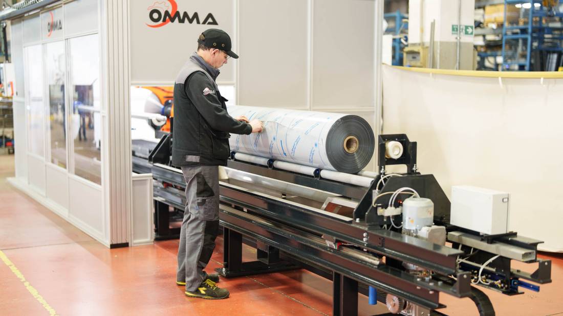 Comment fonctionne la machine à découper les bobines OMMA ?